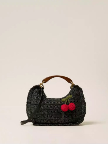 Сумка круасан / Чорний