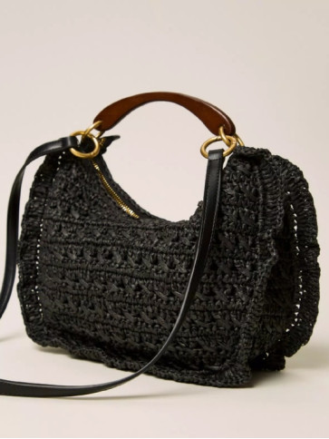 Сумка круасан / Чорний