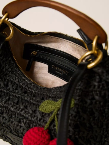 Сумка круасан / Чорний