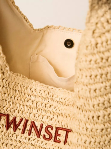 Сумка Хобо / Солом'яний