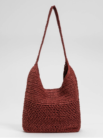 Сумка Хобо / Коричнева хна