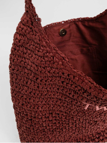 Сумка Хобо / Коричнева хна