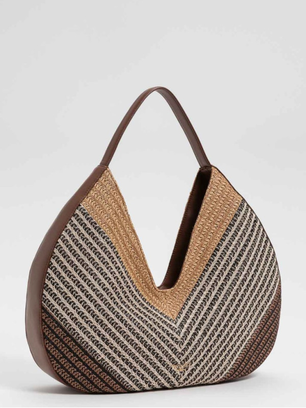 Сумка Хобо / Різнокольорова солома 261TD8501