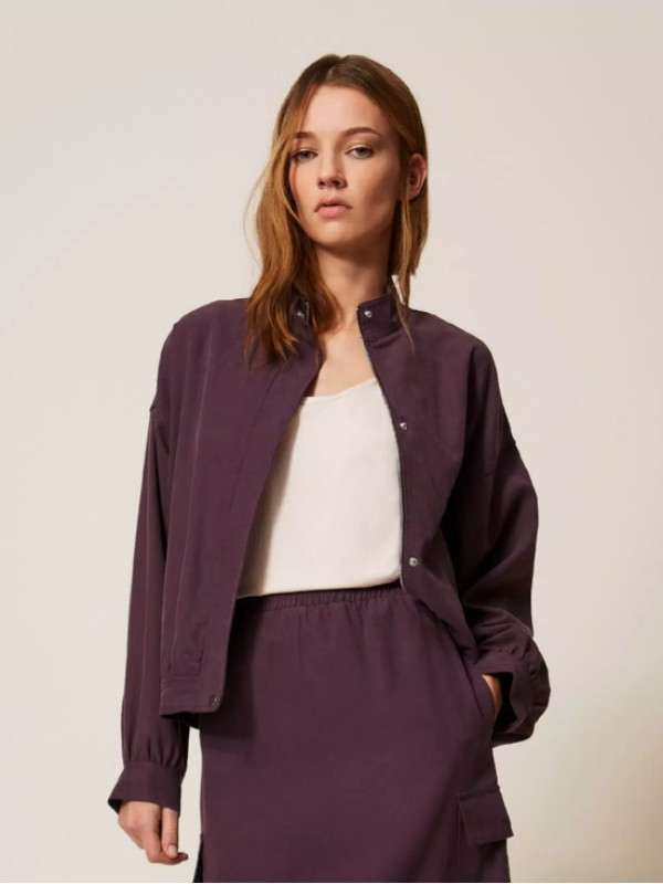 Куртка на блискавці / Сливовий ідеал 261TE2073