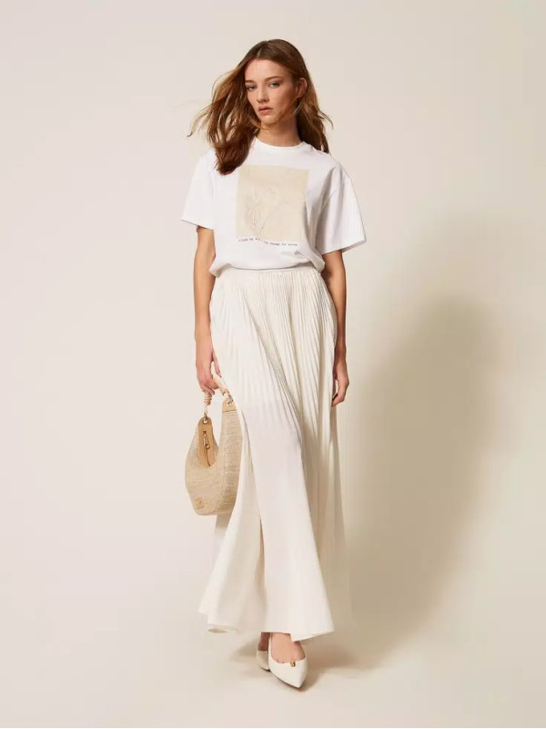 Футболка / Квіти слонова кістка