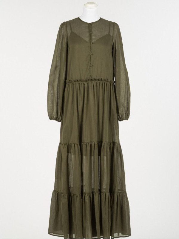 Довга сукня / Альпійський зелений