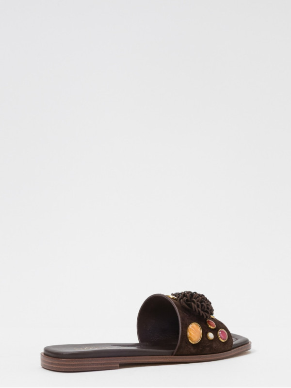 Замшеві шльопанці / Кавовий лікер 261TGT062