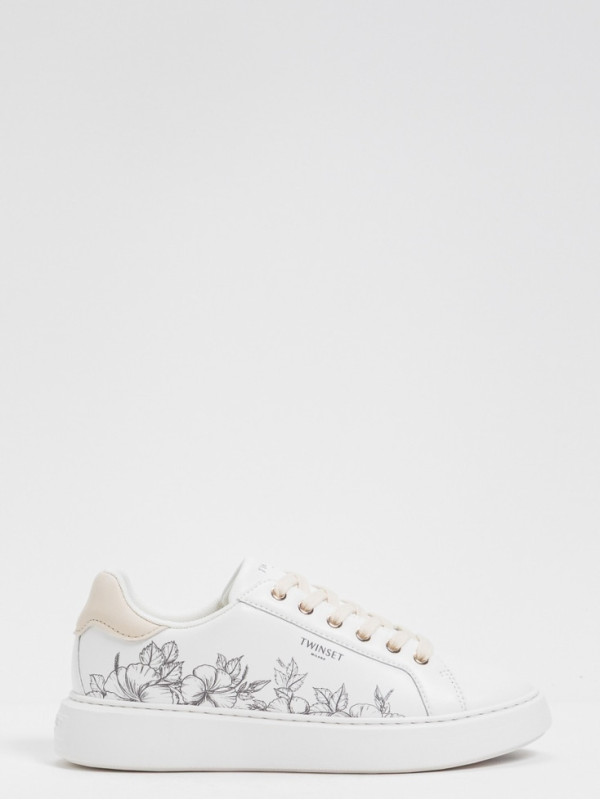 Кросівки / Платина / Квіти 261TGT124
