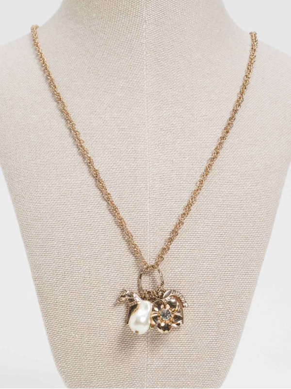 Намисто з перлинами / Старе золото 261TO5030