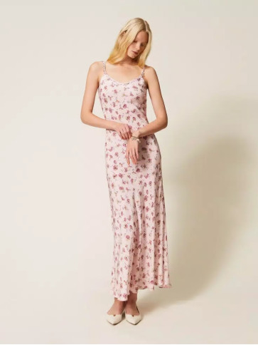 Довга сукня / Трояндовий принт