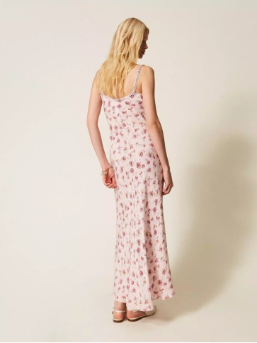 Довга сукня / Трояндовий принт