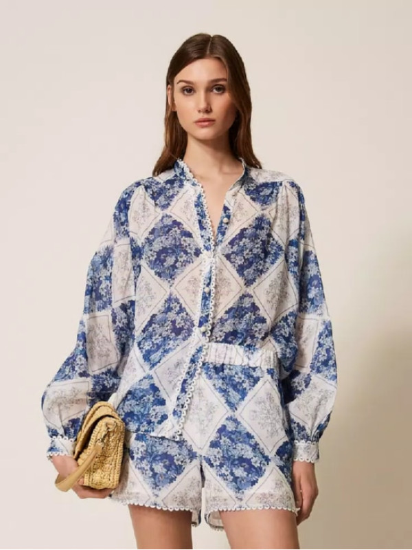 Шорти / Квітковий ромб