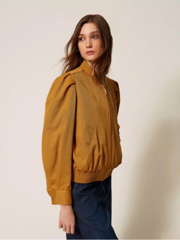 Куртка зі зборками / Дерев'яний 261TP2200