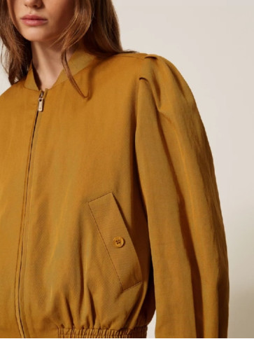 Куртка зі зборками / Дерев'яний