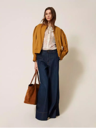 Куртка зі зборками / Дерев'яний