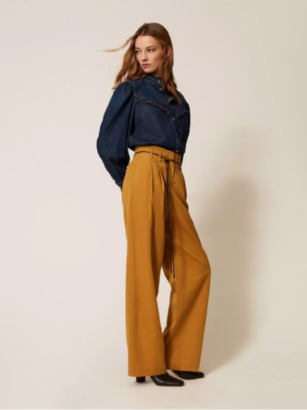 Широкі штани / Дерев'яний 261TP2203