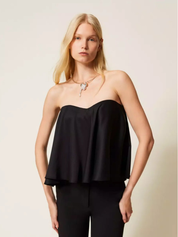 Топ бюстье / Чорний