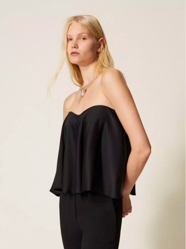 Топ бюстье / Чорний