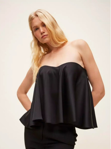Топ бюстье / Чорний