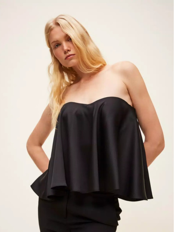 Топ бюстье / Чорний