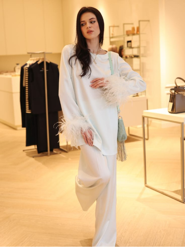 Штани палаццо / Аква