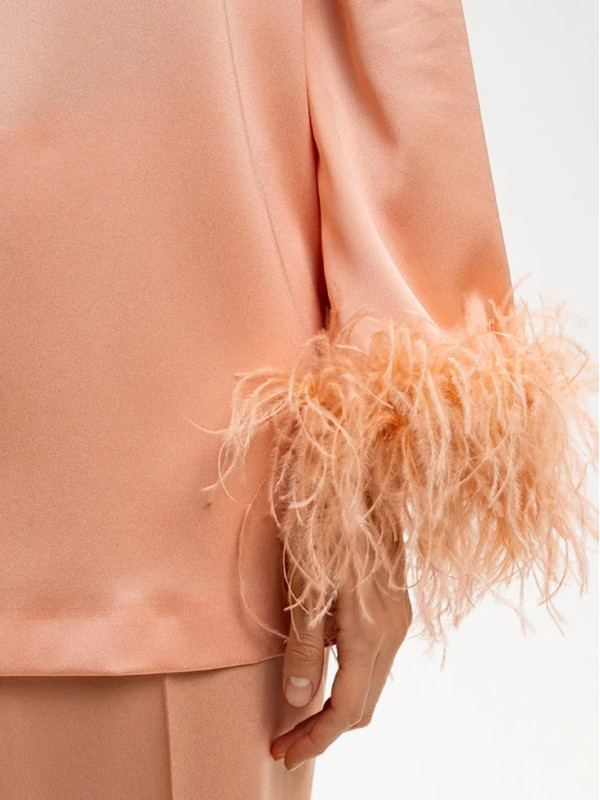 Блуза -сукня / Пергамент