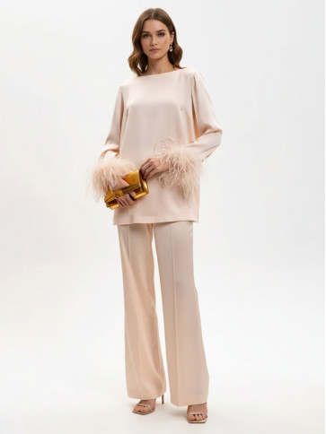 Блуза -сукня / Пергамент