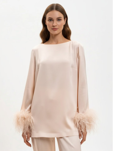 Блуза -сукня / Пергамент