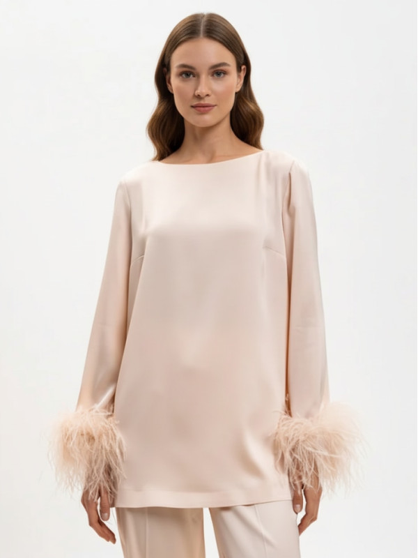 Блуза -сукня / Пергамент 261TP2424