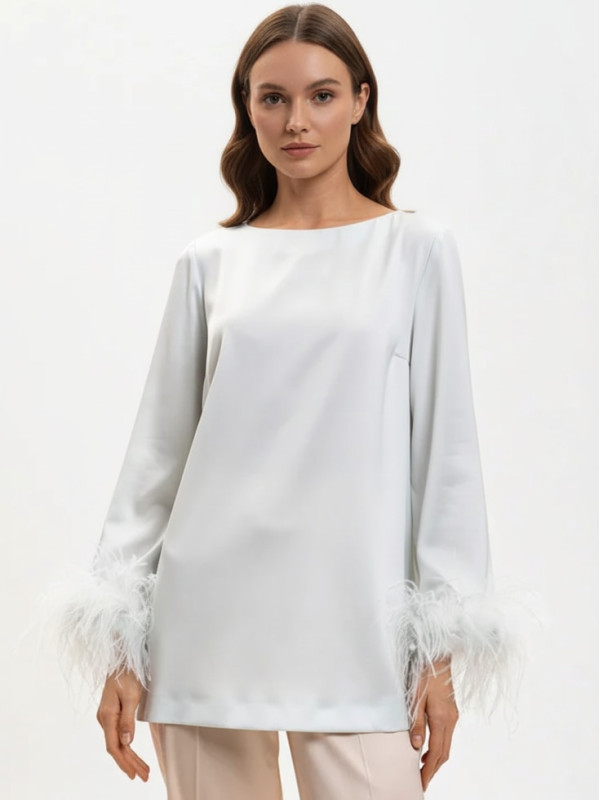 Блуза -сукня / Аква 261TP2424