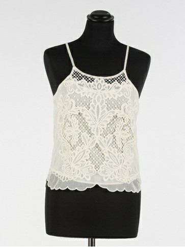 Топ з мереживом / Сніговий