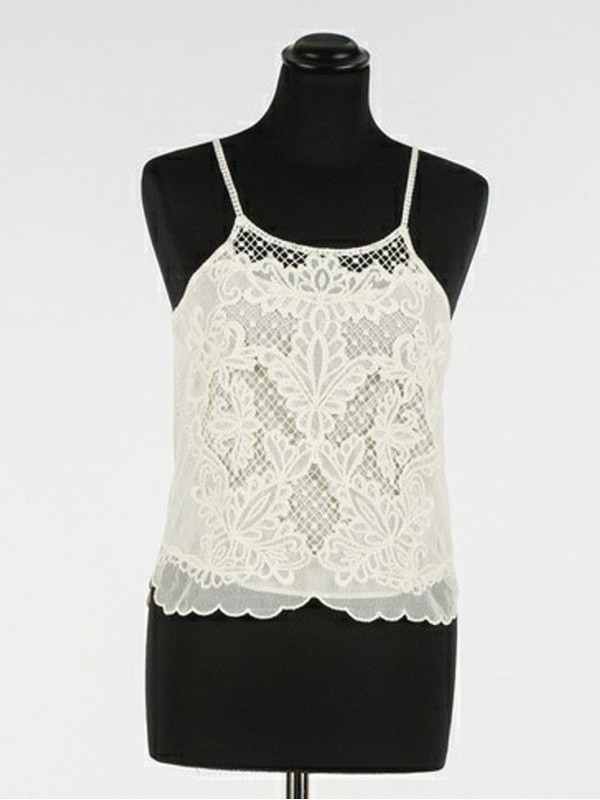 Топ з мереживом / Сніговий 261TP2580