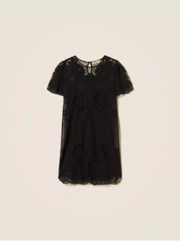 Сукня з вишивкою / Чорний