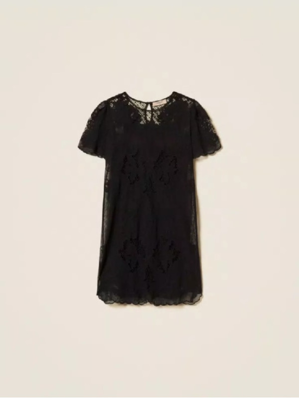 Сукня з вишивкою / Чорний 261TP2582