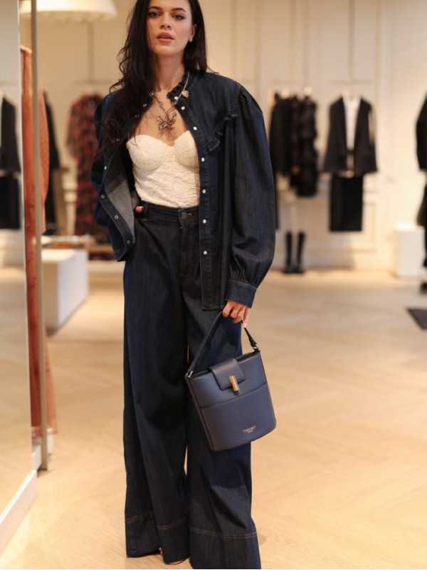 Джинси Палаццо / Темний джинс