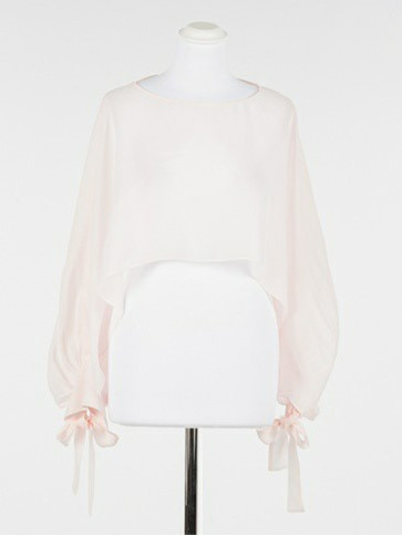 Блуза з жоржету / Аква