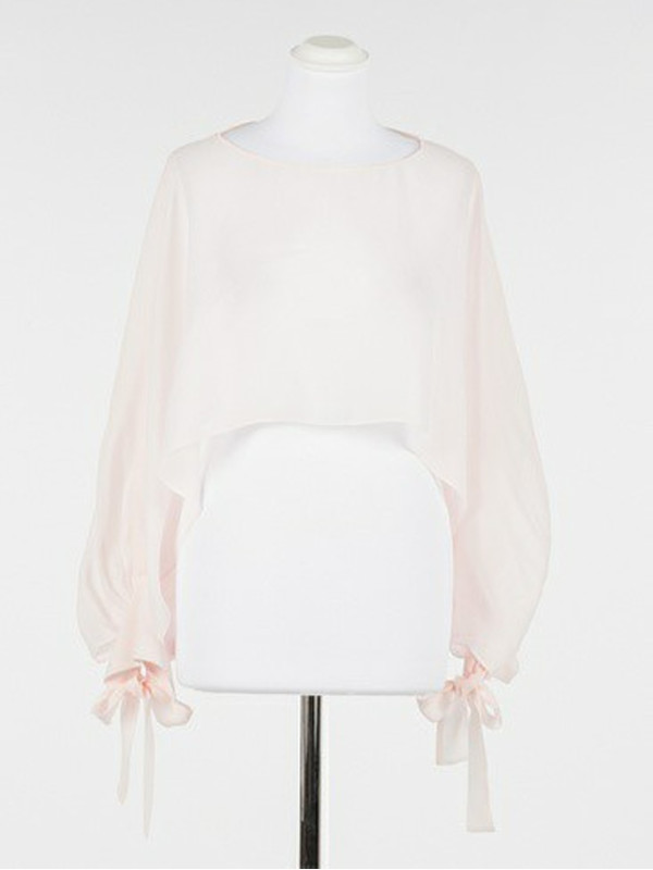 Блуза з жоржету / Аква