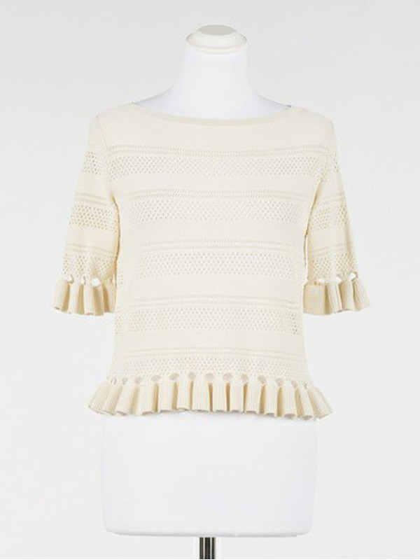 Светр з рюшками / Чорний 261TP3082