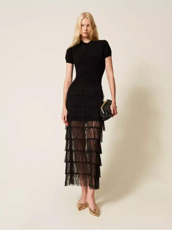 Довга сукня / Чорний 261TP3163