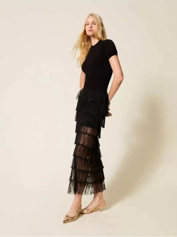 Довга сукня / Чорний 261TP3163