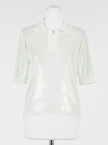 Поло з паєток / Рожевий пісок