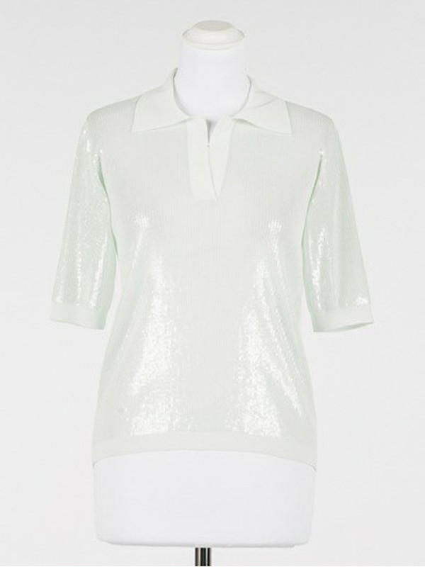 Поло з паєток / Рожевий пісок