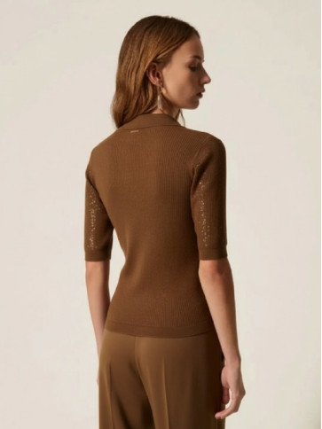 Поло з паєток / Мокка мус