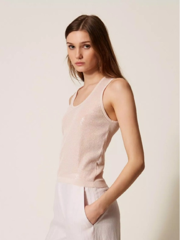 Топ з паєток / Рожевий пісок