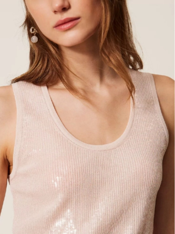 Топ з паєток / Рожевий пісок