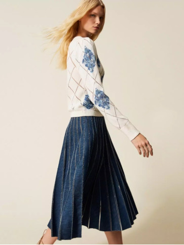 Джемпер / Квітковий ромб