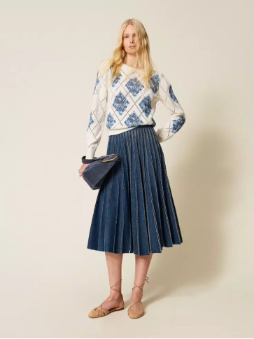 Джемпер / Квітковий ромб