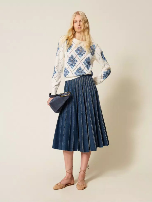 Джемпер / Квітковий ромб