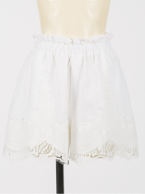 Шорти з мереживом / Чорний