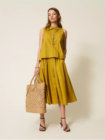 Спідниця Міді / Альпійський зелений